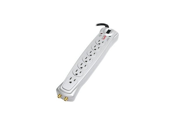 APC Audio/Video Surge Protector with Coax Protection - surge protector