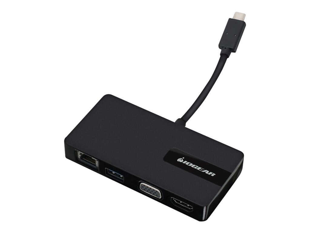 IOGEAR ViewPro-C USB-C 4-in-1 Video Adapter - docking station - USB-C - VGA