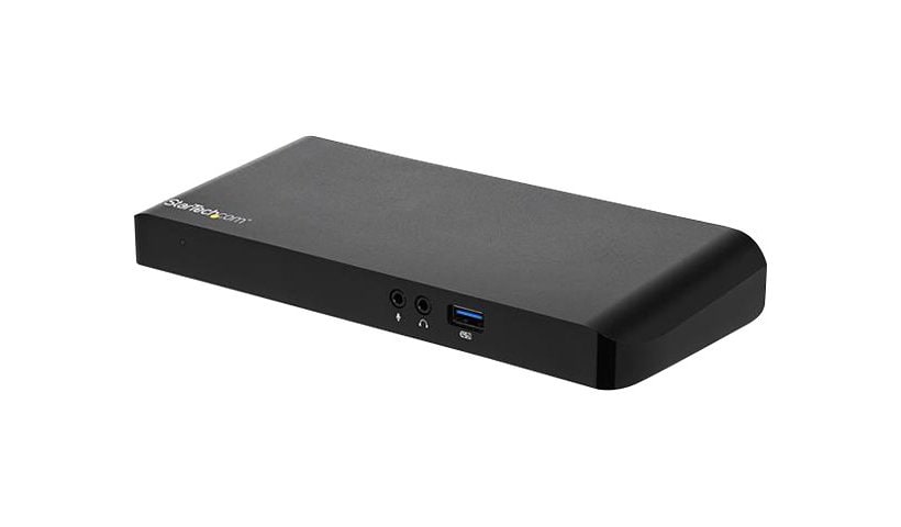 StarTech.com USB C Dock for Windows - 4K Dual Monitor HDMI/DP 60W PD/4x USB