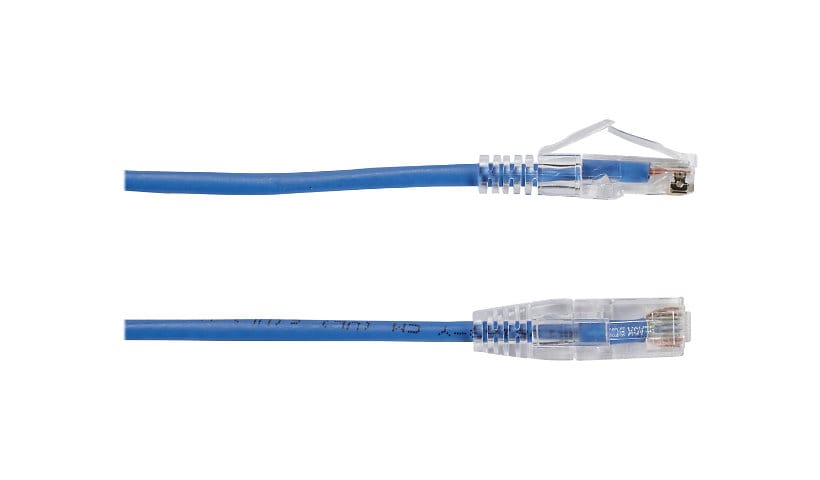 Black Box Slim-Net patch cable - 10 ft - blue