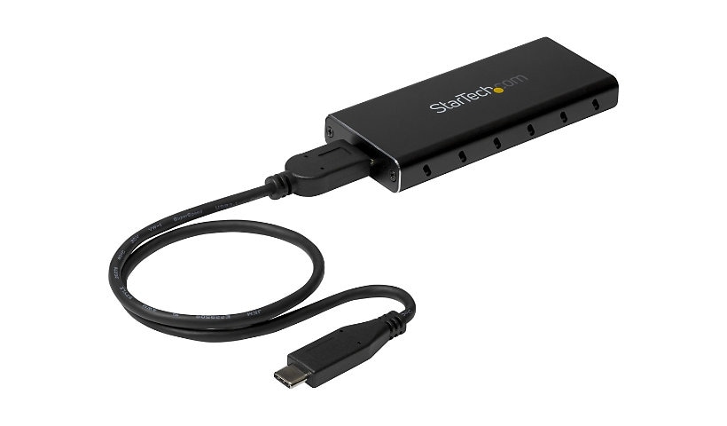 StarTech.com M.2 SSD Enclosure for M.2 SATA SSD - USB 3.1 with USB-C Cable