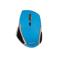 Verbatim Deluxe - mouse - 2.4 GHz - blue