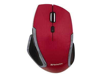 Verbatim Deluxe - mouse - 2.4 GHz - red