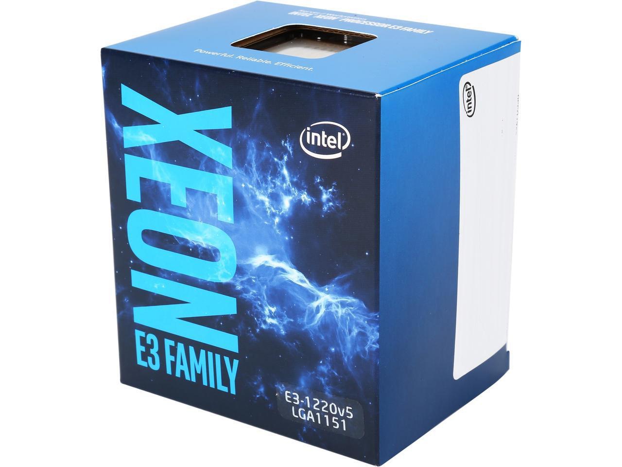 Intel Xeon E3-1220V5 / 3 GHz processor
