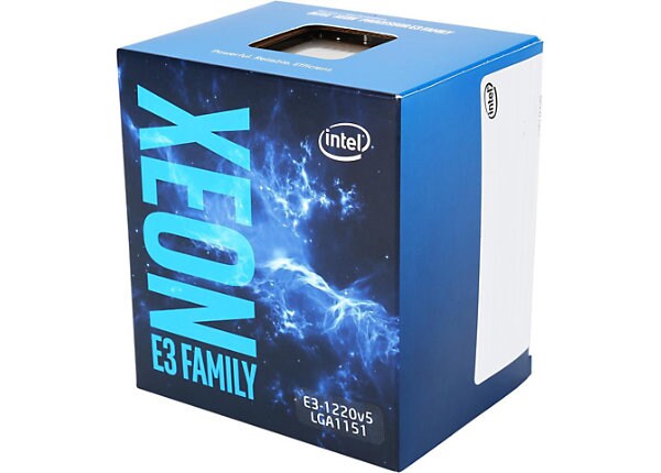 Intel Xeon E3-1220V5 / 3 GHz processor