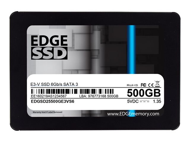 EDGE E3-V - solid state drive - 500 GB - SATA 6Gb/s