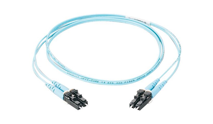 Panduit Opti-Core patch cable - 15 m - aqua