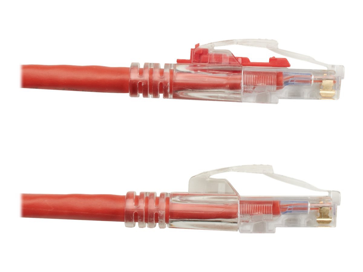 Black Box GigaBase 3 patch cable - 10 ft - red