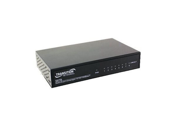 Transition S8TB - switch - 8 ports - unmanaged