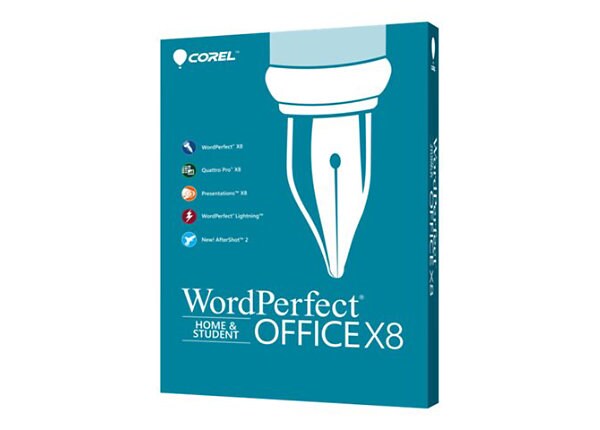 WordPerfect Office X8 Home and Student Edition - box pack