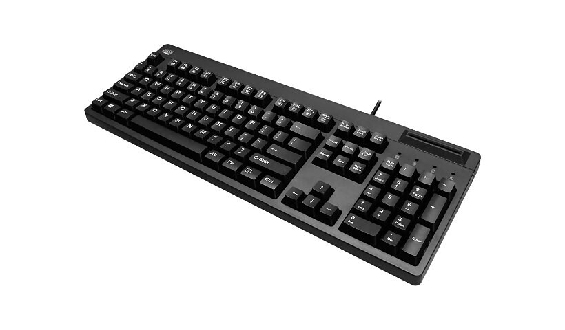 Adesso EasyTouch 630RB - keyboard - with magnetic card reader - US