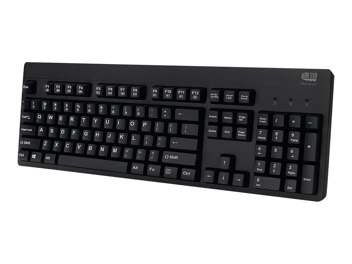 Adesso EasyTouch 630UB - Antimicrobial Waterproof Keyboard