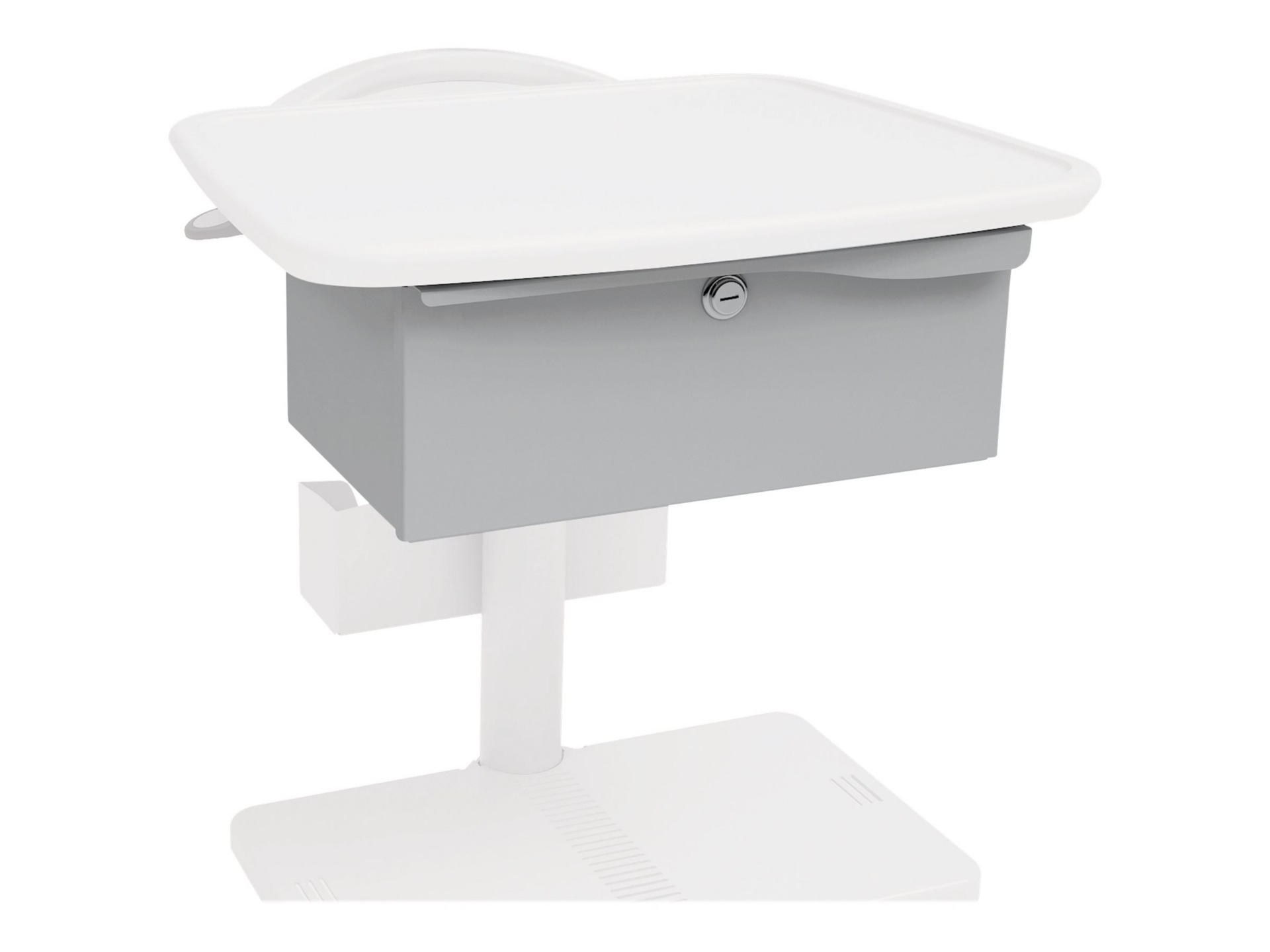 Anthro Zido Deep Drawer mounting component - for cart - cool gray - TAA Com