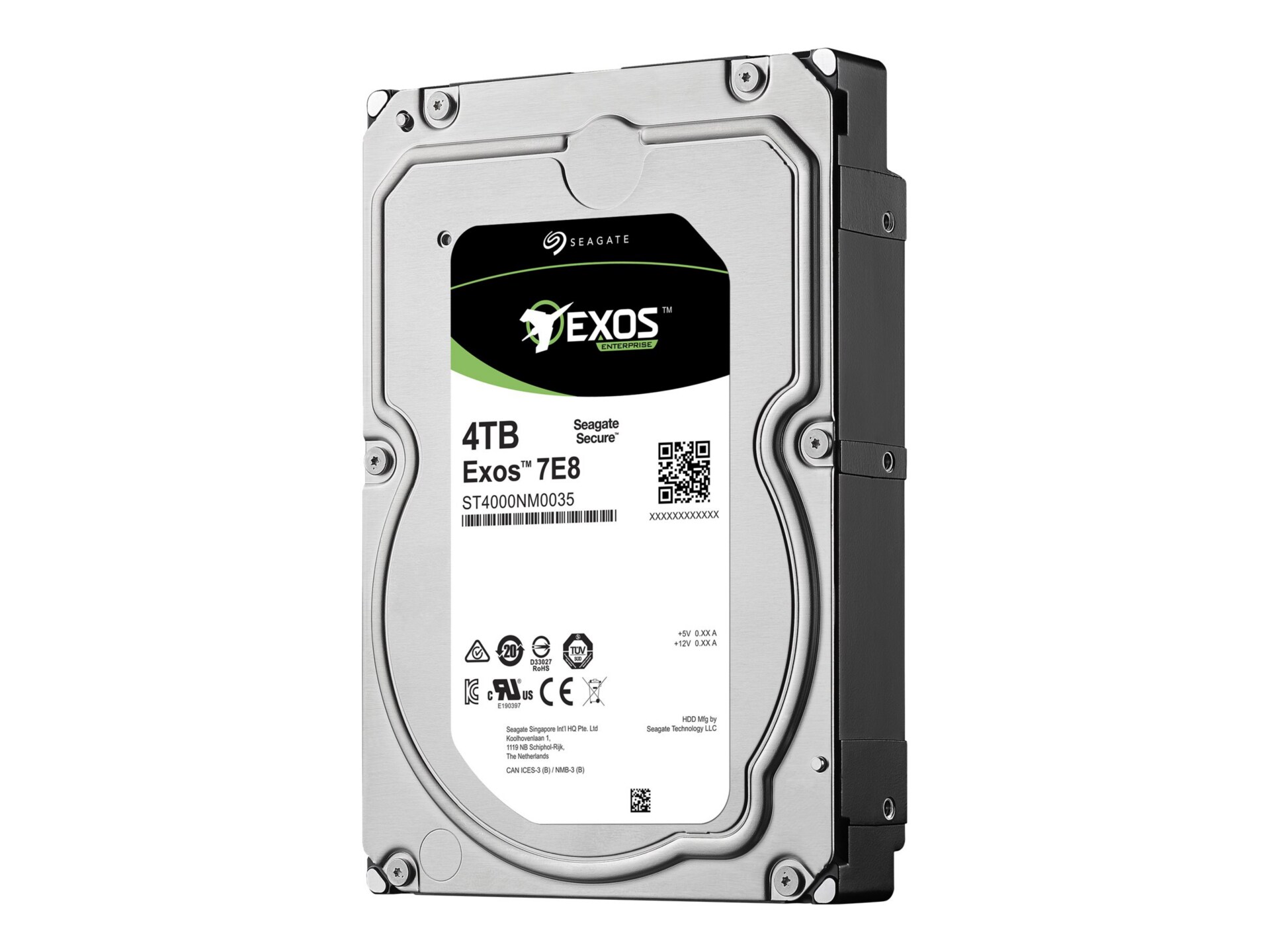 Seagate Exos 7E8 ST4000NM0035 - hard drive - 4 TB - SATA 6Gb/s