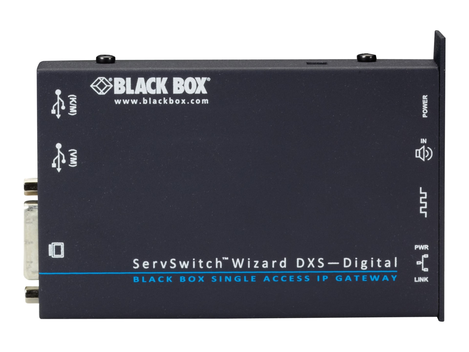 Black Box ServSwitch Wizard IP DXS KVM Extension - KVM extender - 10Mb LAN, 100Mb LAN - TAA Compliant