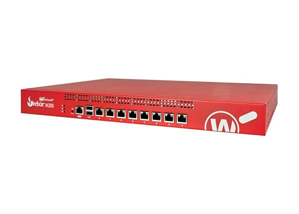 WatchGuard Firebox M200 - security appliance - WatchGuard Trade-Up Program - with 1 year Total Security Suite
