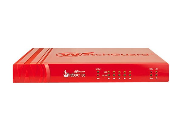 WatchGuard Firebox T30-W - security appliance - with 1 year Total Security Suite
