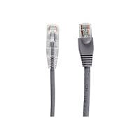 Black Box Slim-Net patch cable - 7 ft - gray