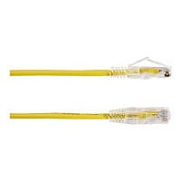 Black Box 10ft Slim-Net CAT6 Yellow 28AWG 250Mhz Snagless UTP Patch Cable