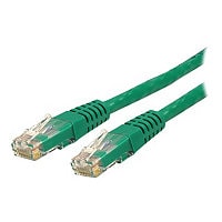 StarTech.com 12ft CAT6 Ethernet Cable - Green CAT 6 Gigabit Wire 100W PoE 650MHz Molded Patch Cord