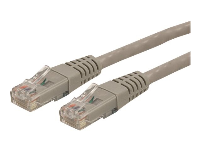 StarTech.com CAT6 Ethernet Cable 50' Gray 650MHz Molded Patch Cord PoE++