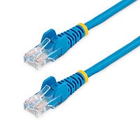StarTech.com Cat5e Ethernet Cable 12 ft Blue - Cat 5e Snagless Patch Cable