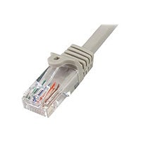 StarTech.com Cat5e Ethernet Cable 100 ft Gray - Cat 5e Snagless Patch Cable
