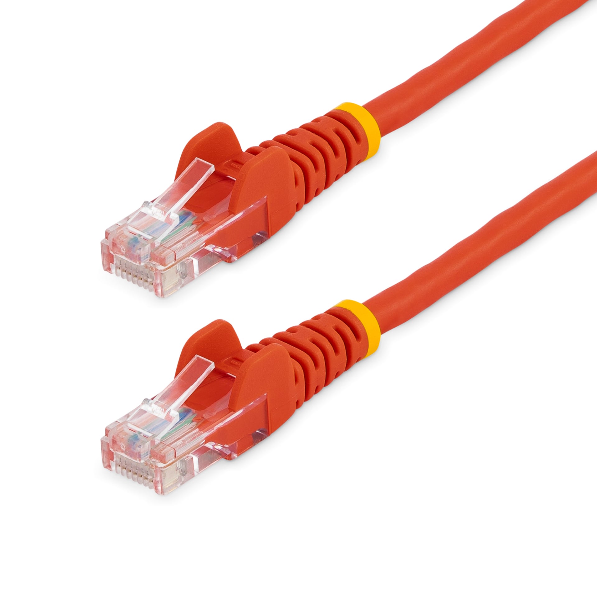 StarTech.com Cat5e Ethernet Cable 2 ft Red - Cat 5e Snagless Patch Cable