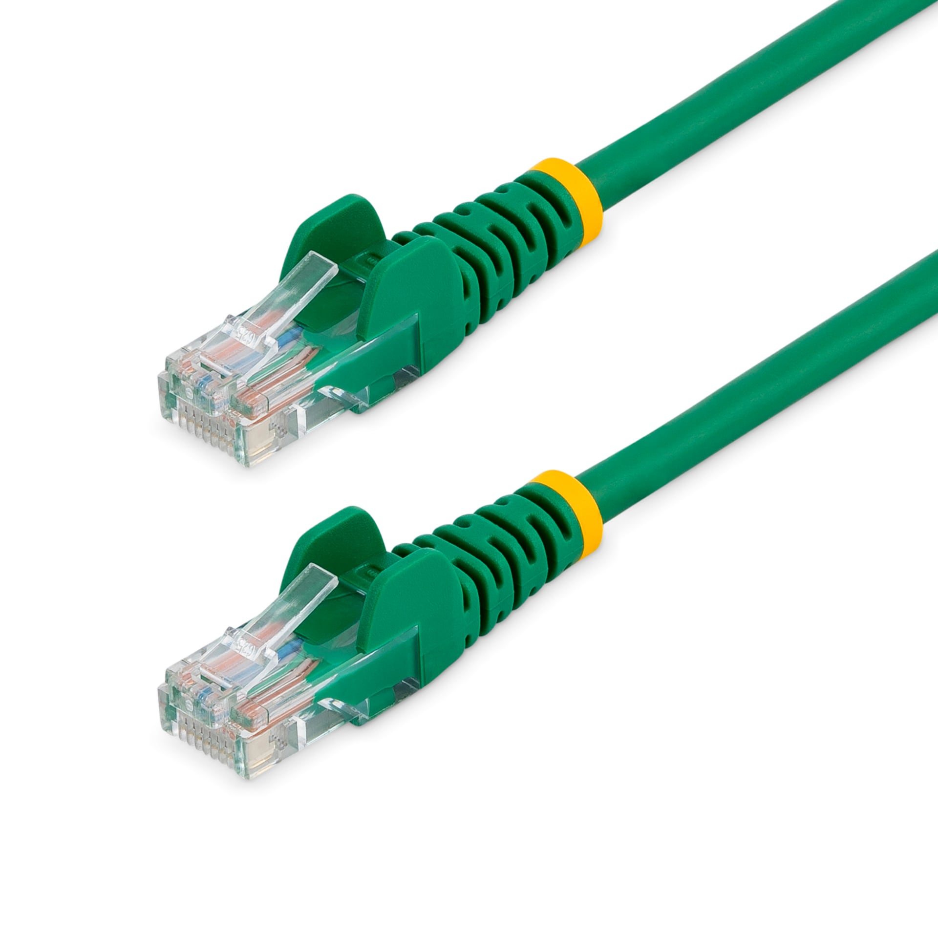 StarTech.com Cat5e Ethernet Cable 25 ft Green - Cat 5e Snagless Patch Cable