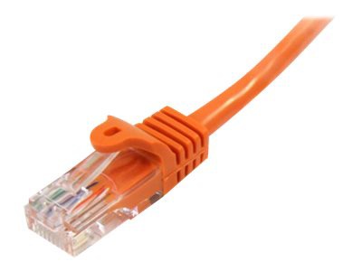 Main image 1 for StarTech.com Cat5e Ethernet Cable 3 ft Orange - Cat 5e Snagless Patch Cable