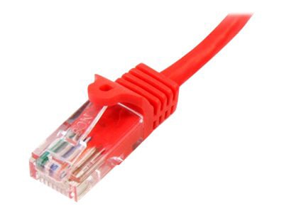 StarTech.com Cat5e Ethernet Cable 6 ft Red - Cat 5e Snagless Patch Cable