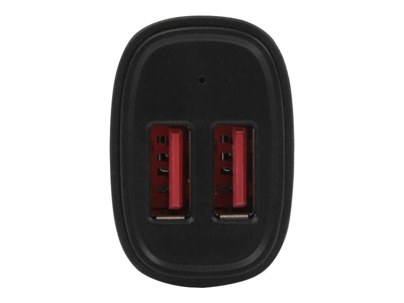 StarTech.com Dual Port USB Car Charger - 24W/4.8A - Black