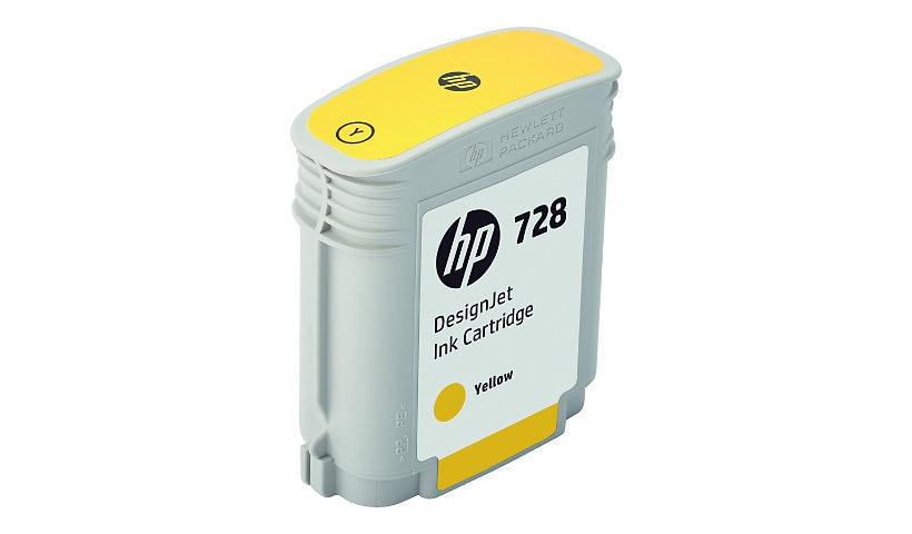 HP 728 - yellow - original - DesignJet - ink cartridge