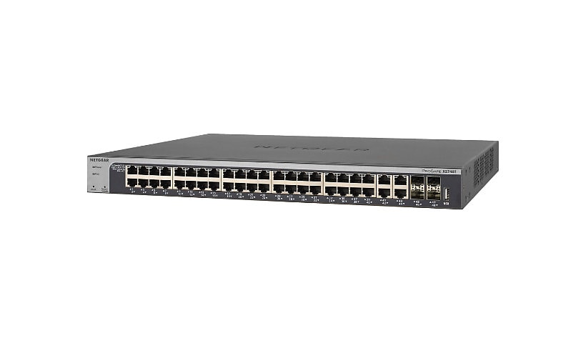 NETGEAR Smart XS748T - switch - 48 ports - smart - rack-mountable
