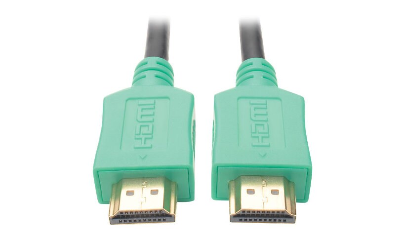Tripp Lite 3ft Hi-Speed HDMI Cable Digital A/V UHD HDMI 4Kx2K M/M Green 3'