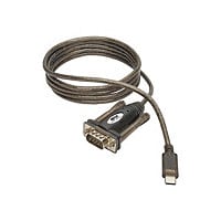 Tripp Lite USB 2.0 USB-C to DB9 Adapter Cable USB-C to RS-232 M/M 5' 5ft - serial adapter - USB-C - RS-232