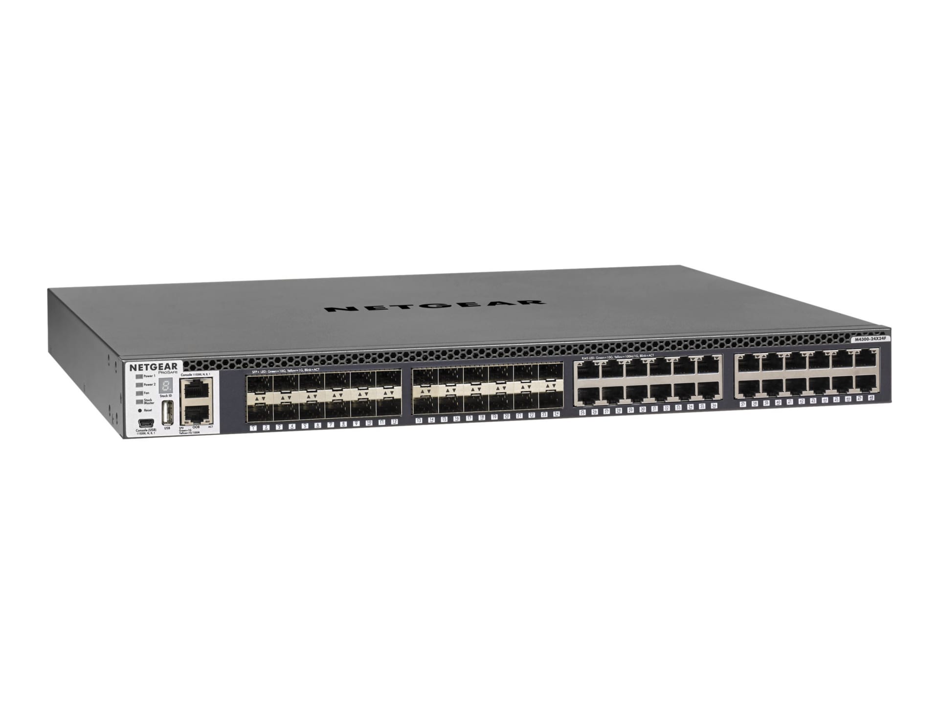 Netgear M4300 Stackable Managed Switch with 48x10G including 24x10GBASE-T a