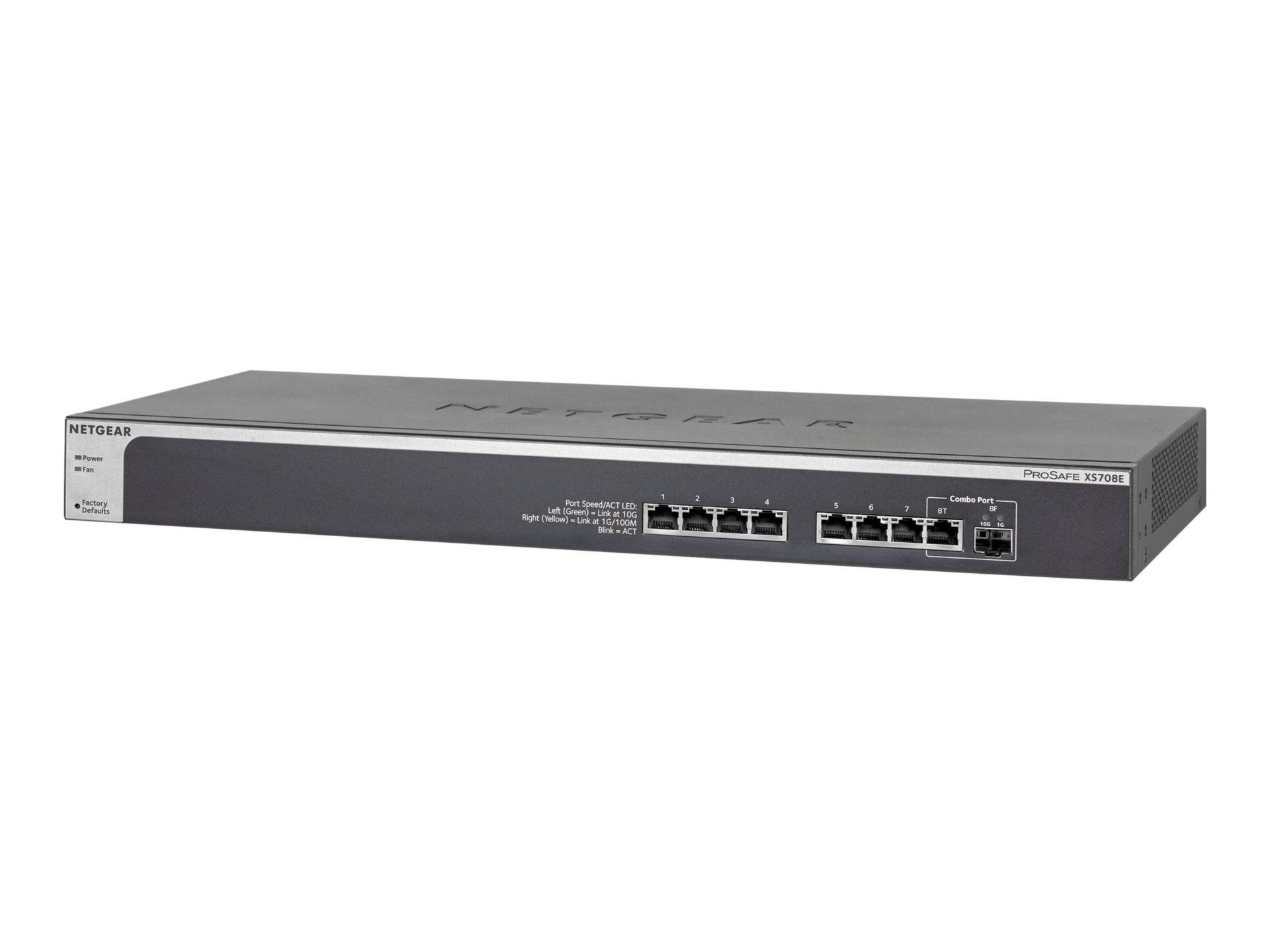 NETGEAR ProSAFE 8-Port 10-Gigabit Ethernet Web Managed Switch (XS708Ev2