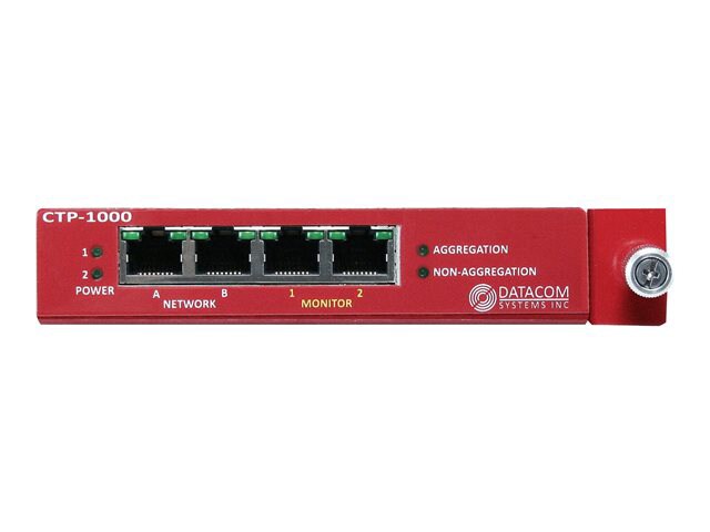 Datacom CTP-1000 - tap splitter - 10Mb LAN, 100Mb LAN, GigE