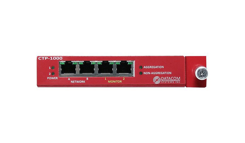 Datacom CTP-1000 - tap splitter - 10Mb LAN, 100Mb LAN, GigE