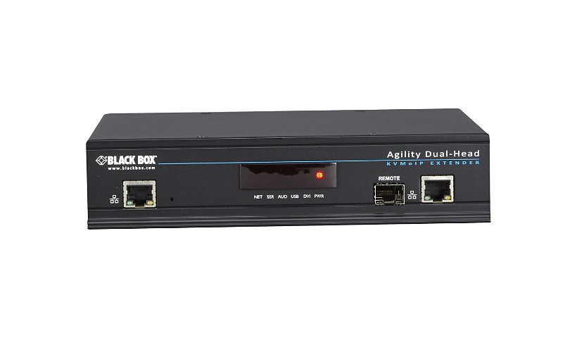 Black Box ServSwitch Agility IP-Based KVM Extender - DVI, USB, Dual-Head Re