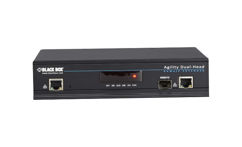 Black Box ServSwitch Agility IP-Based KVM Extender - DVI, USB, Dual-Head Re