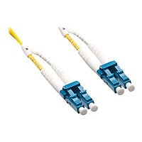 Axiom LC-LC Singlemode Duplex OS2 9/125 Fiber Optic Cable - 0.5m - Yellow -