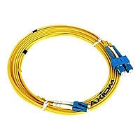 Axiom LC-LC Singlemode Duplex OS2 9/125 Fiber Optic Cable - 1m - Yellow - network cable - 1 m - yellow