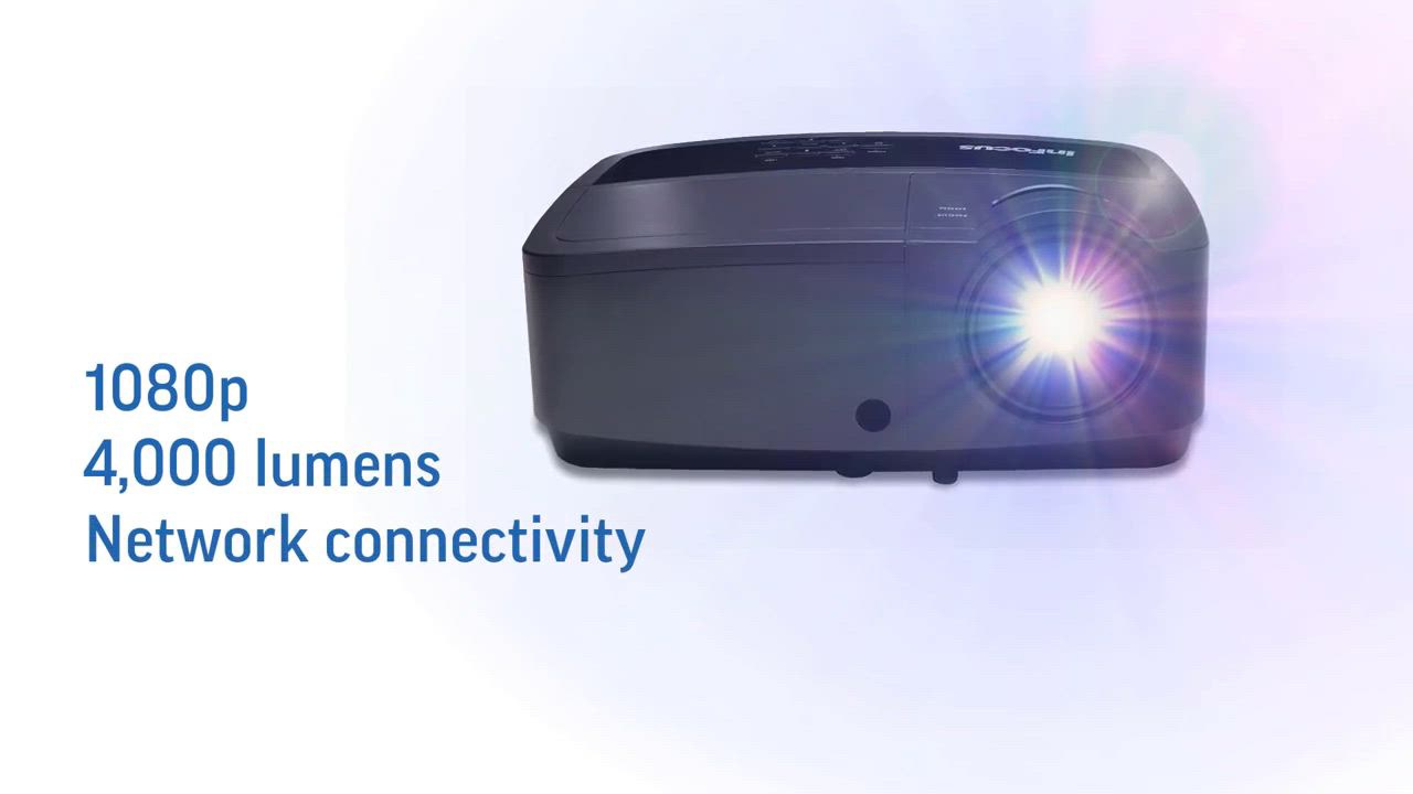 Thumbnail 1 of 1 for InFocus IN2128HDx DLP 1080p, 4000 lumens, 3D Ready Network Projector