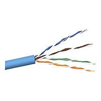 Belkin Cat6 1000ft Blue Stranded Bulk Cable, PVC, 4PR, 24 AWG, 1000'