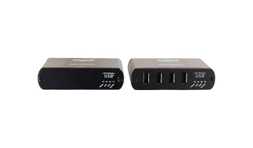 C2G 4-Port USB 2.0 over Cat5 Extender - USB extender - USB 2.0