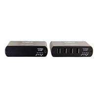 C2G 4-Port USB 2.0 over Cat5 Extender - USB extender - USB 2.0