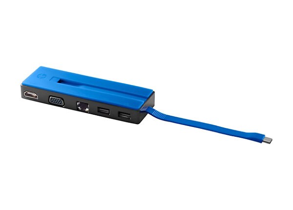 HP USB-C Travel Dock - docking station - VGA, HDMI