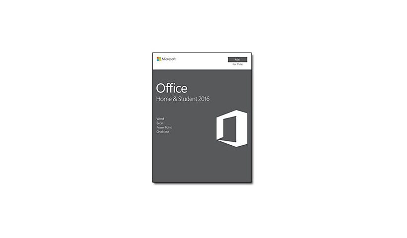 Microsoft Office for Mac Home and Student 2016 - box pack - 1 Mac